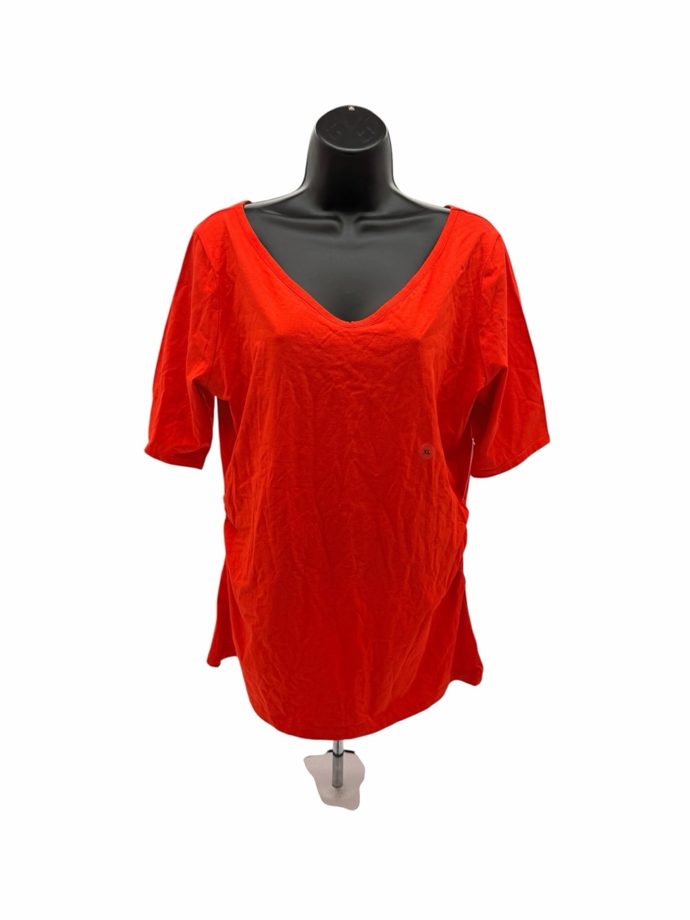 NWT. NY&C Women’s V-Neck Dark Orange Short-Sleeve XL Top